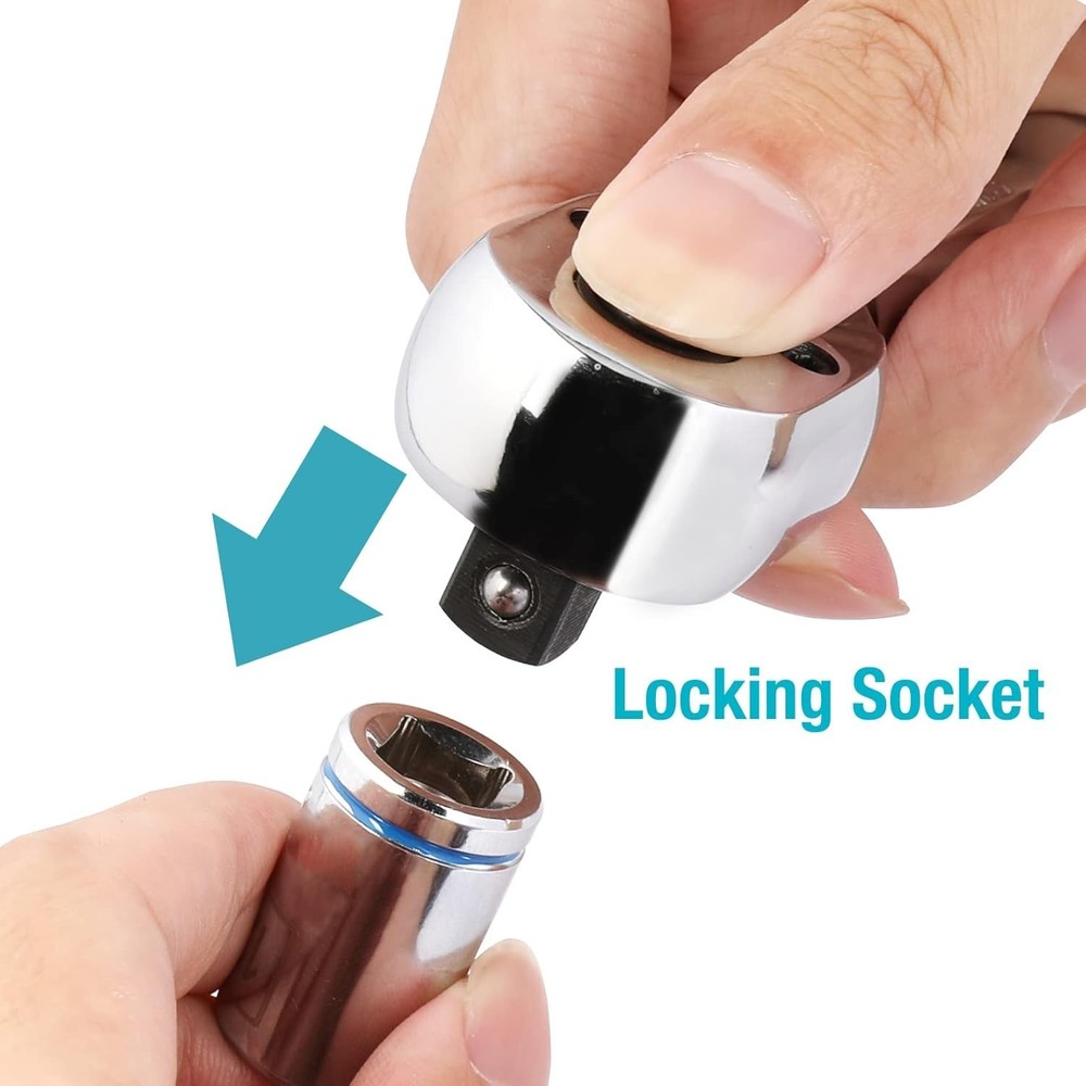 Versatile 1/4-Inch Quick-Release Ratchet With 90-Tooth for Ultimate Efficiency
