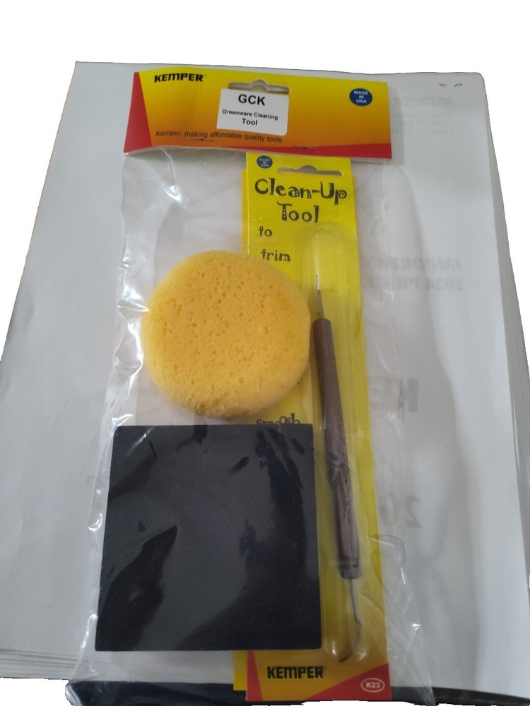 Kemper Tools GCK Greenware Cleaning Kit 3 Piece Kit