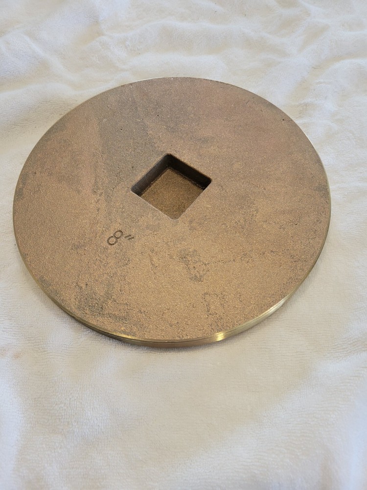 8" Brass Cleanout Plugs
