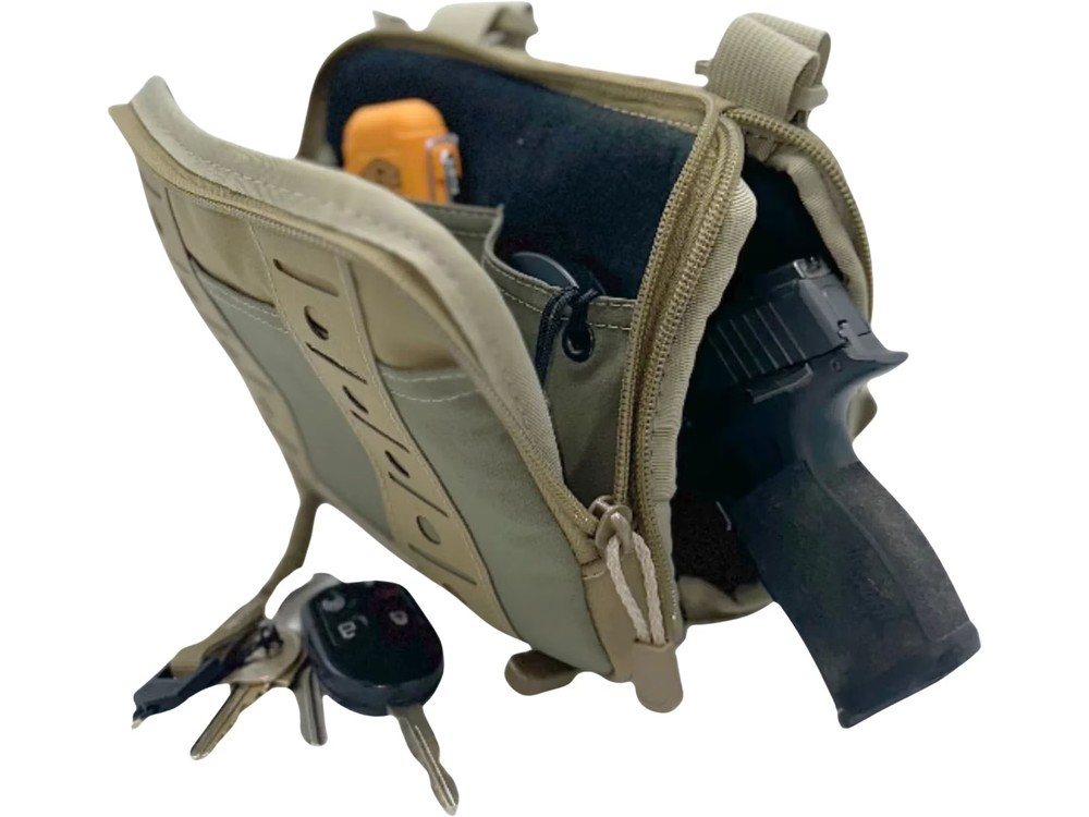 Alaska Guide Creations Rascal Mini Chest Pack Coyote Brown