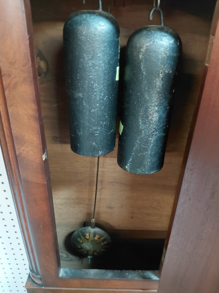 19TH CENTURY MAHOGANY TALL CASE CLOCK