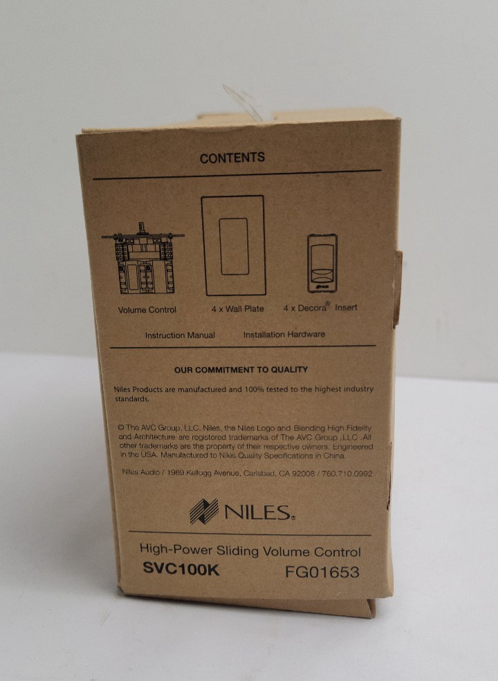 NILES SVC100K Sliding Volume Control Switch