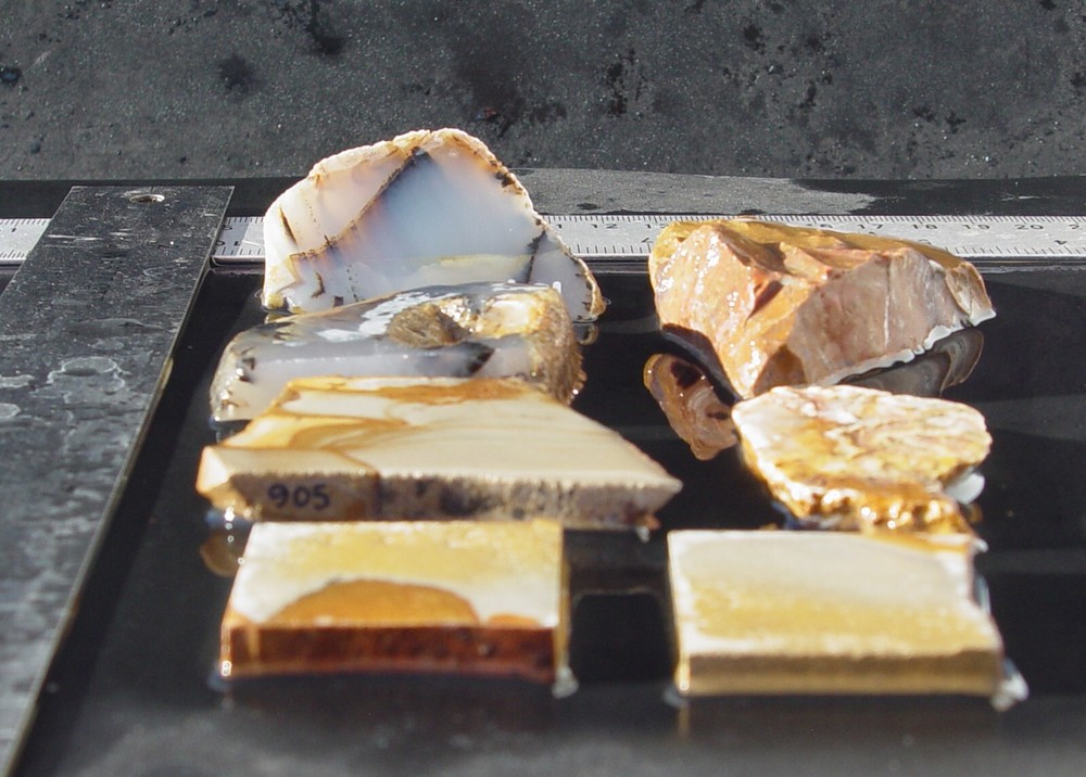 Lapidary Slabs agate jasper Lot 4