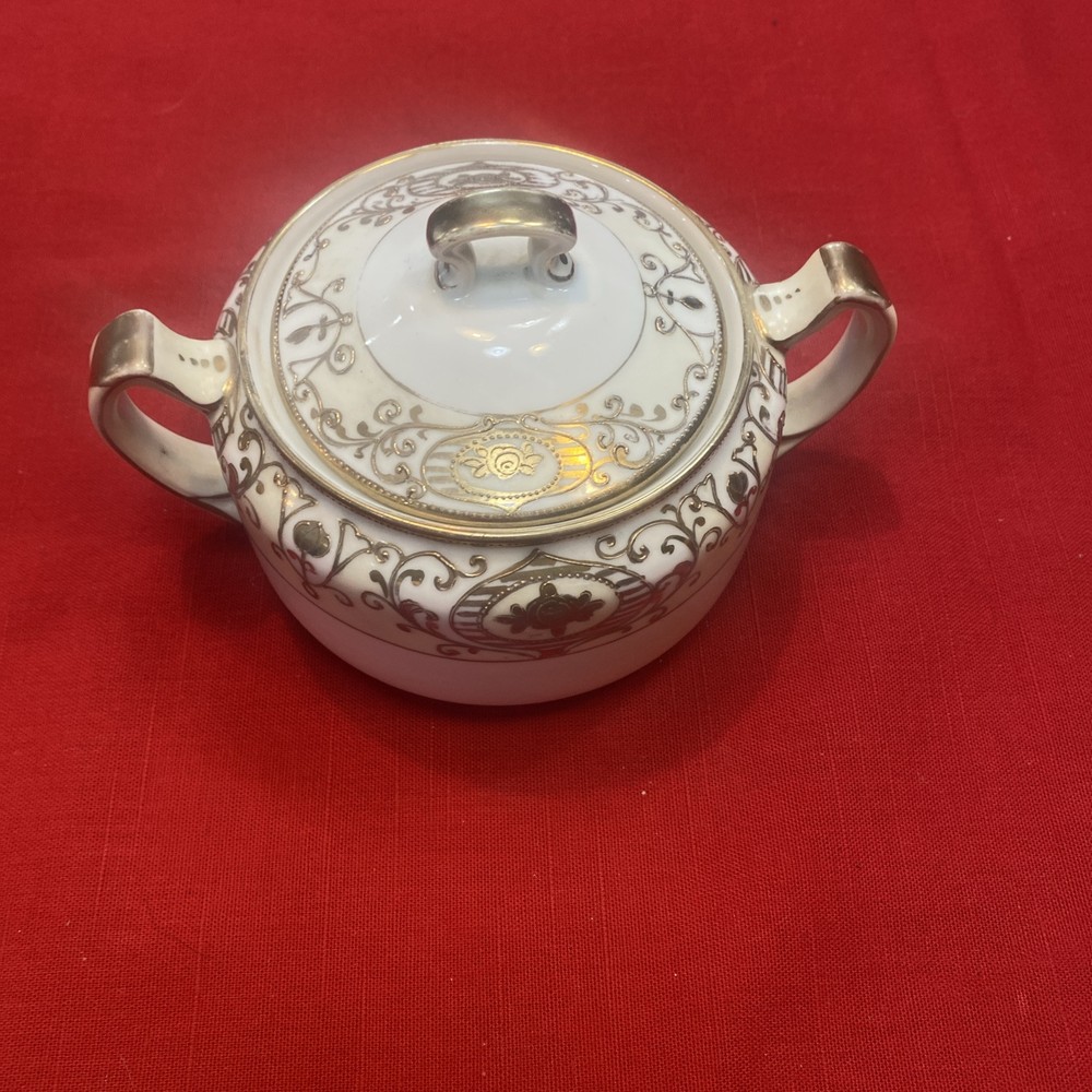 Vintage Sugar Bowl/HandPainted