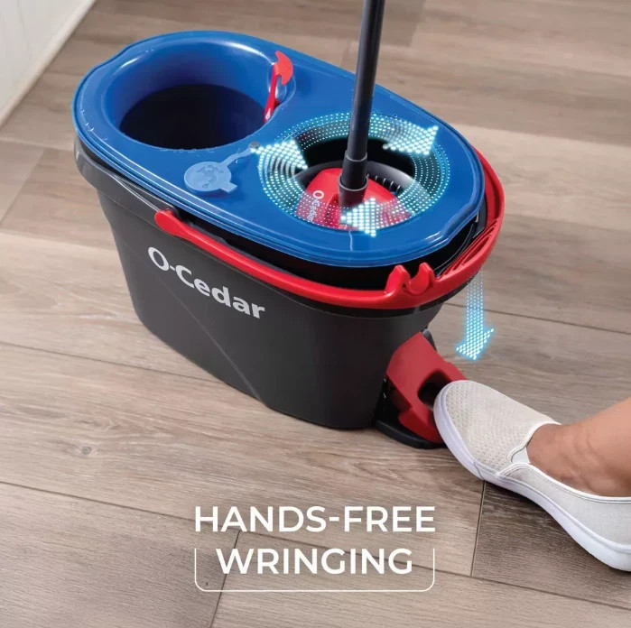 O-Cedar RinseClean Spin Mop & Bucket System Model # 168534 -New