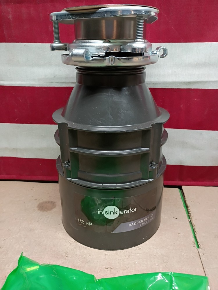 InSinkErator Badger 500, 1/2 HP Continuous Feed Kitchen Garbage Disposal, OB