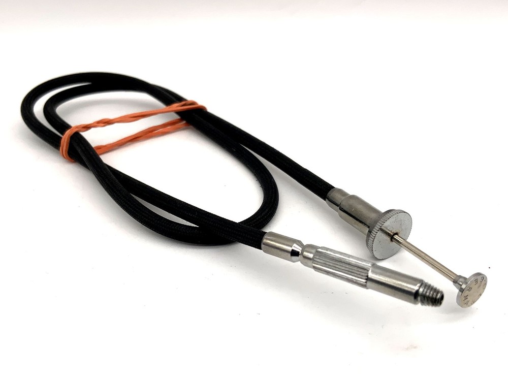 Prontor AGC Approx. 50Cm Cable Release Black With Locking Cable Release