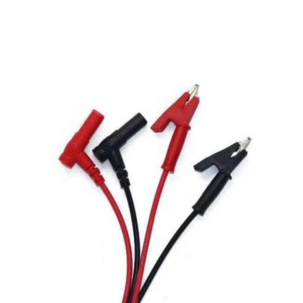For alligator Clip Test Leads with Enhanced Safety for Electrical Testing