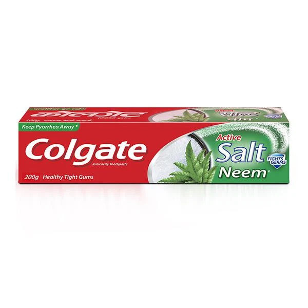 Colgate Active Salt Neem Toothpaste for teeth whitening & deep cleans 100 gm