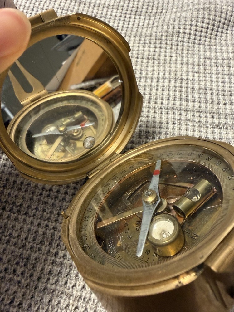 LONDON NATURAL SINE BRASS COMPASS