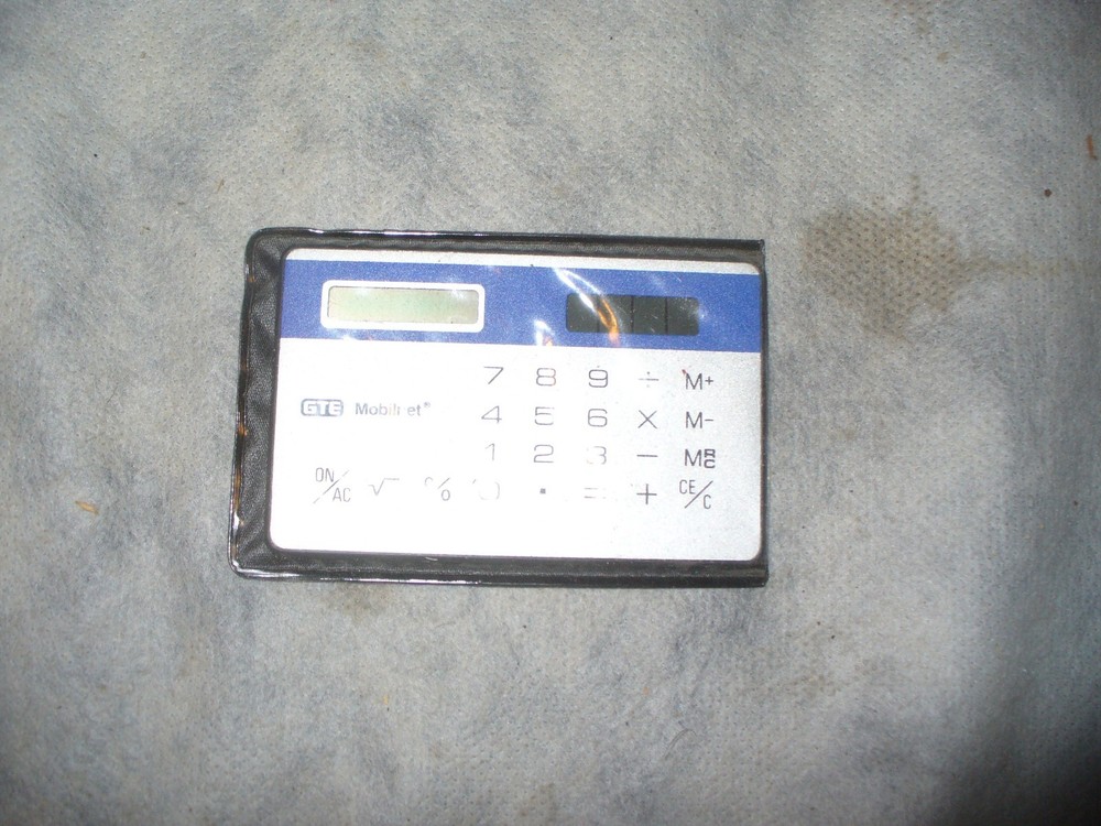 GTE Mobilnet Miniature Solar Powered Calculator