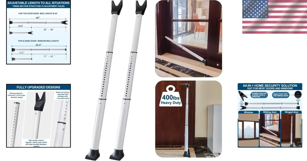 Durable Gate Lock Bar, Apartment Security