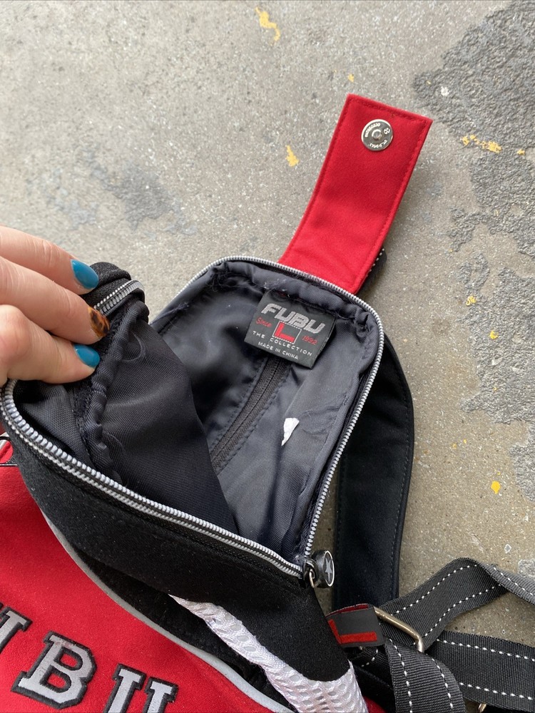 Y2K Red Fubu Backpack