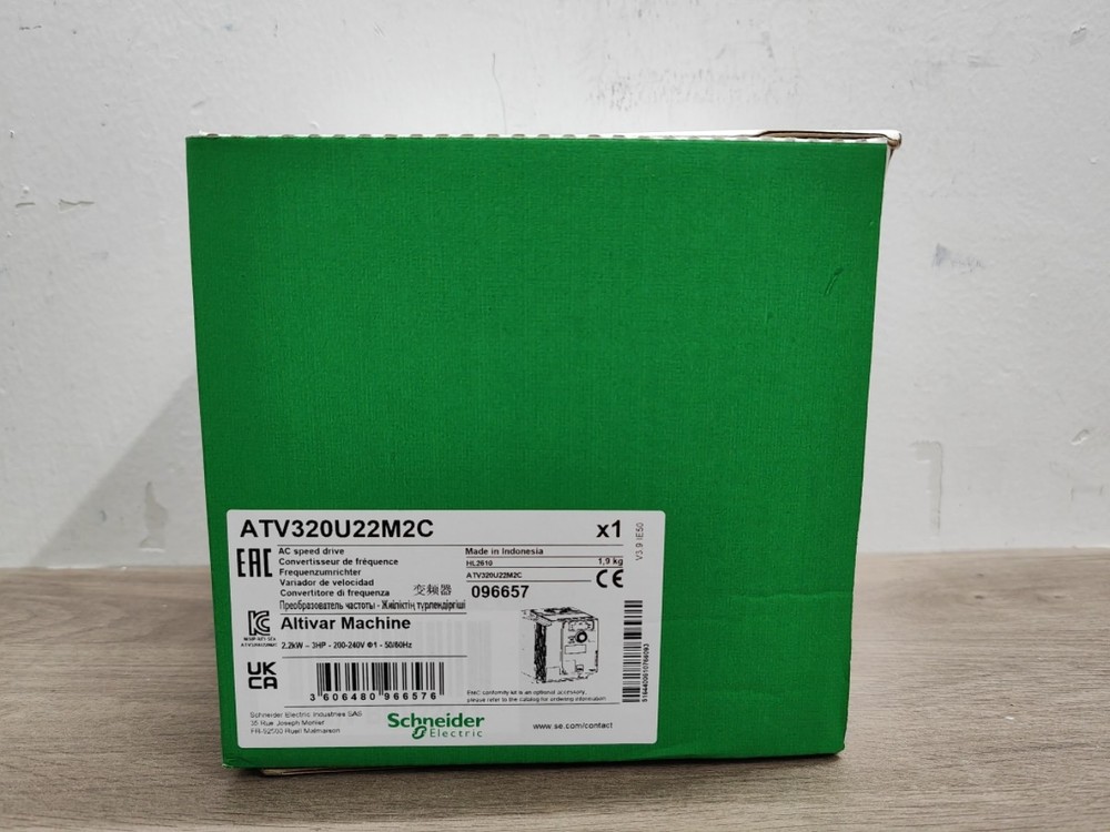 1PCS Brand New ATV320U22M2C Schneider ATV320U22M2C 2.2kW Fast Shipping