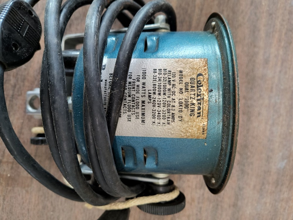 2 Colortran Lights & Attachments Untested