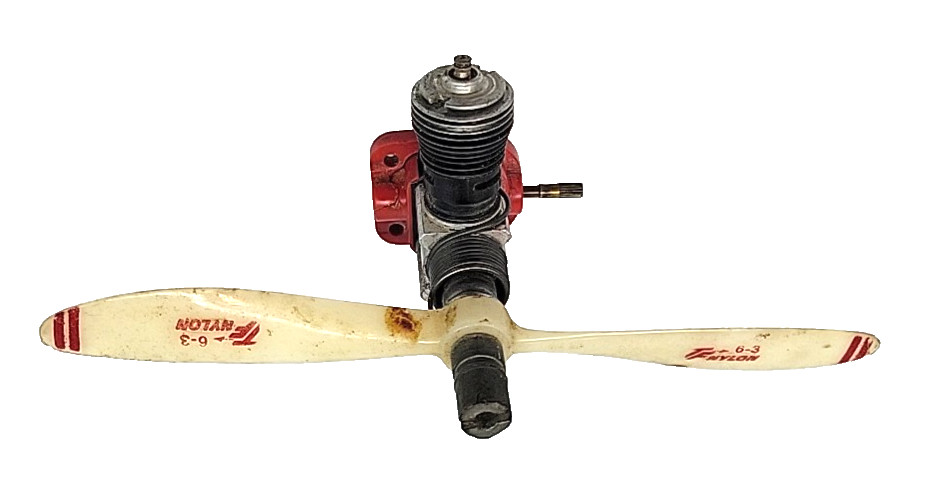 Vintage Cox 0.49 Model Airplane Engine small