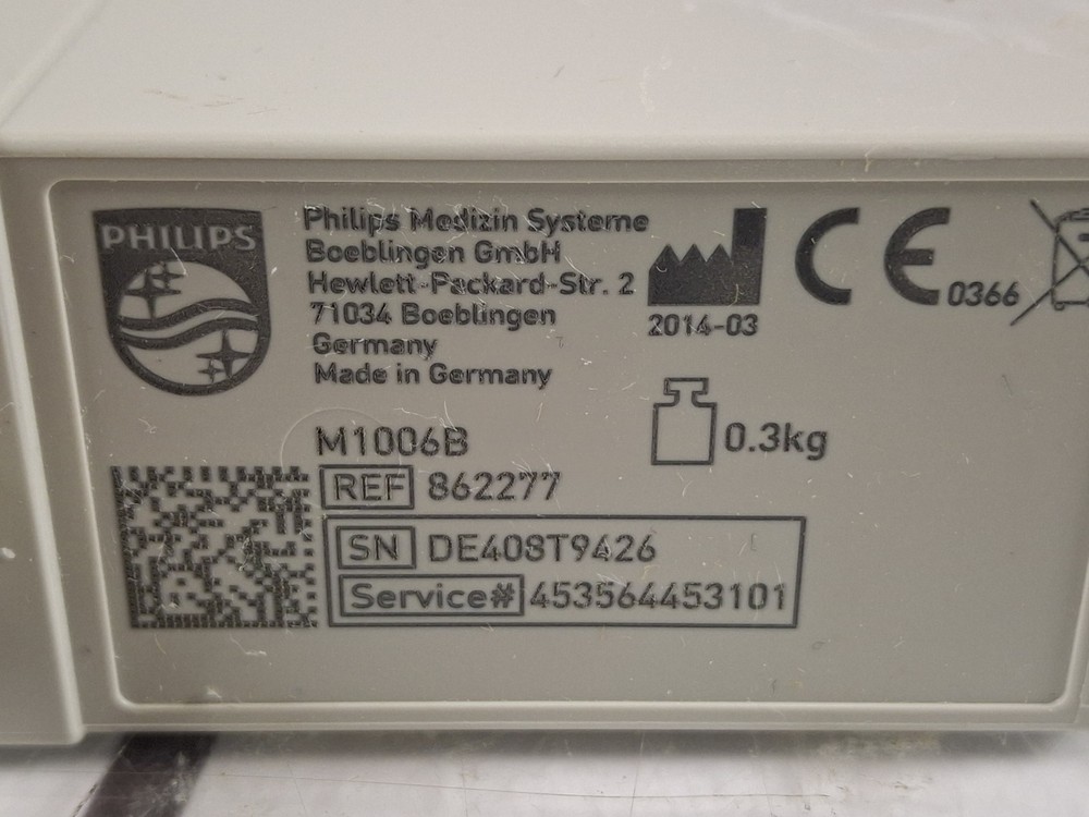 Philips M1006B Single Parameter IBP Module