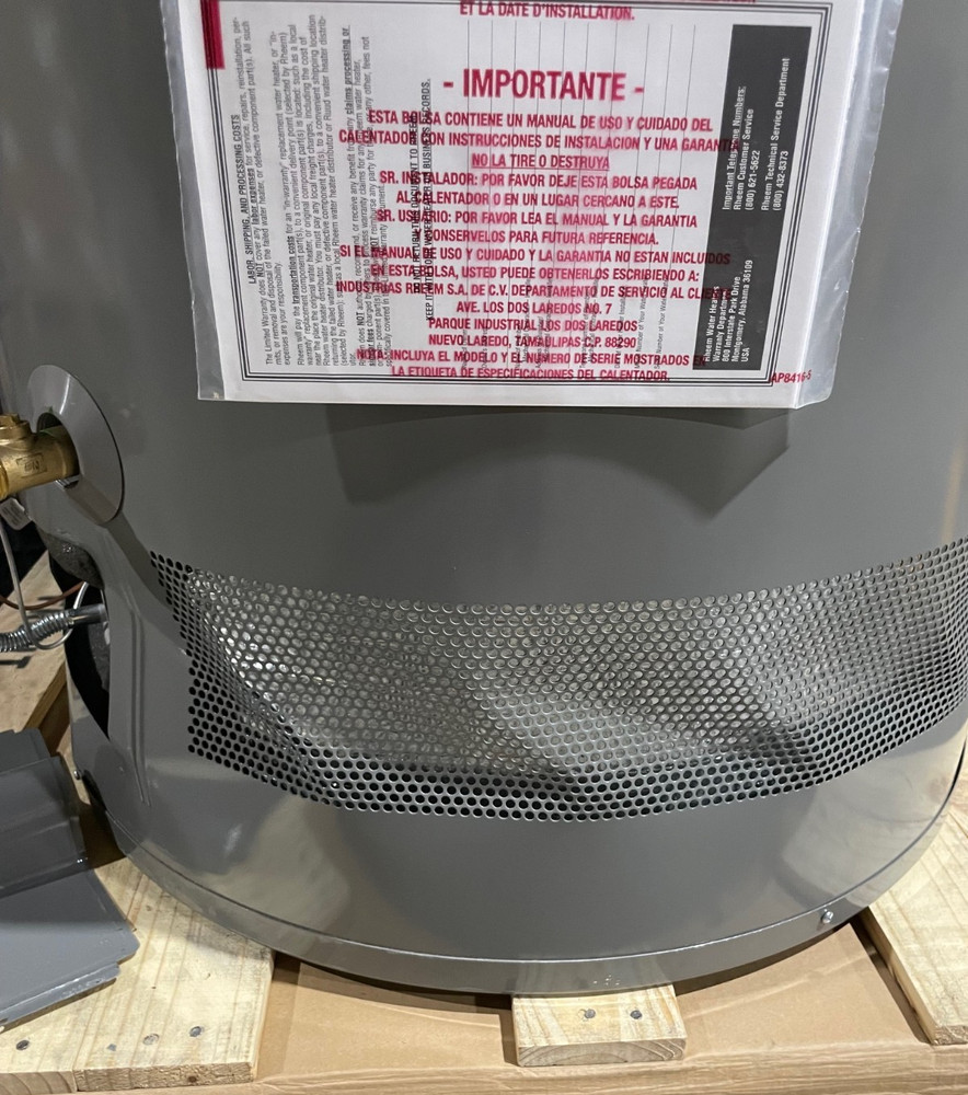 NEW Rheem 98 Gallon Classic Plus NG Residential Water Heater PRO+G98-76N RH