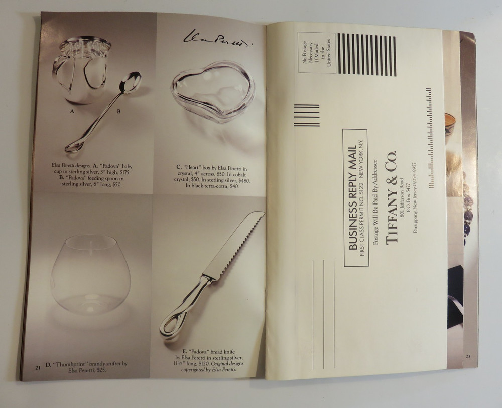 Tiffany & Co. ~ Spring Selections 1993 Catalog