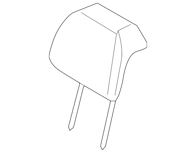 Genuine Ford Headrest 8A4Z-74611A08-AA
