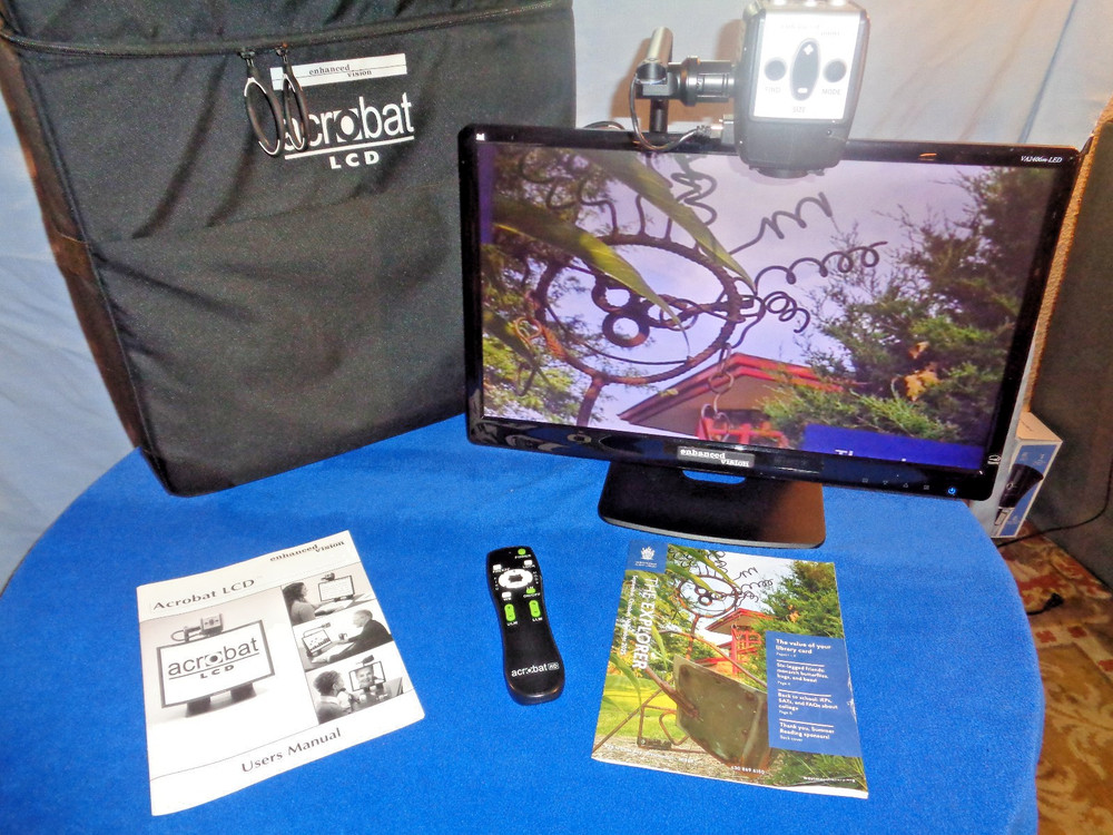 Enhanced Vision Acrobat LCD 24" With Remote And Case