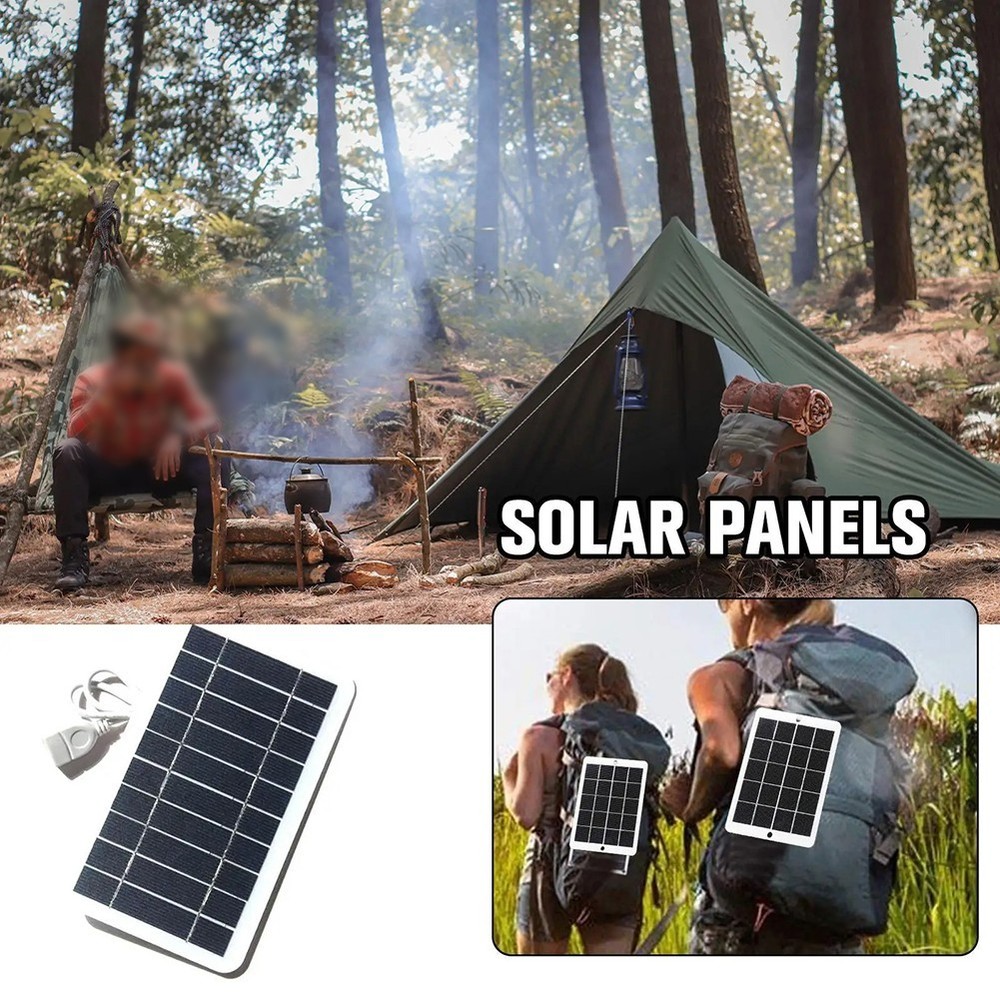 5V Solar Panel Portable Solar Panel IP65 Waterproof Sturdy Epoxy Frame