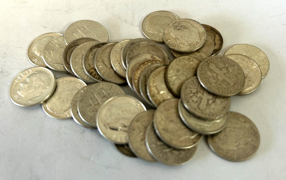 Roosevelt Dime 90% Sliver - Random Dates