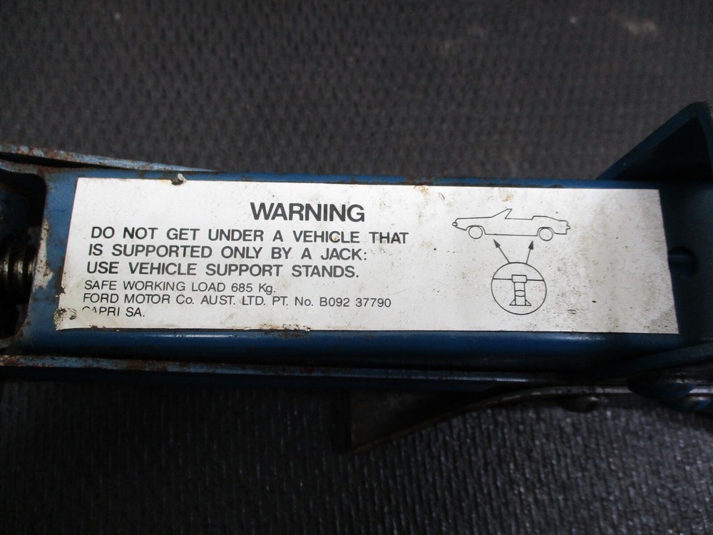 1991 Mercury Capri - Emergency Jack + Lug Wrench