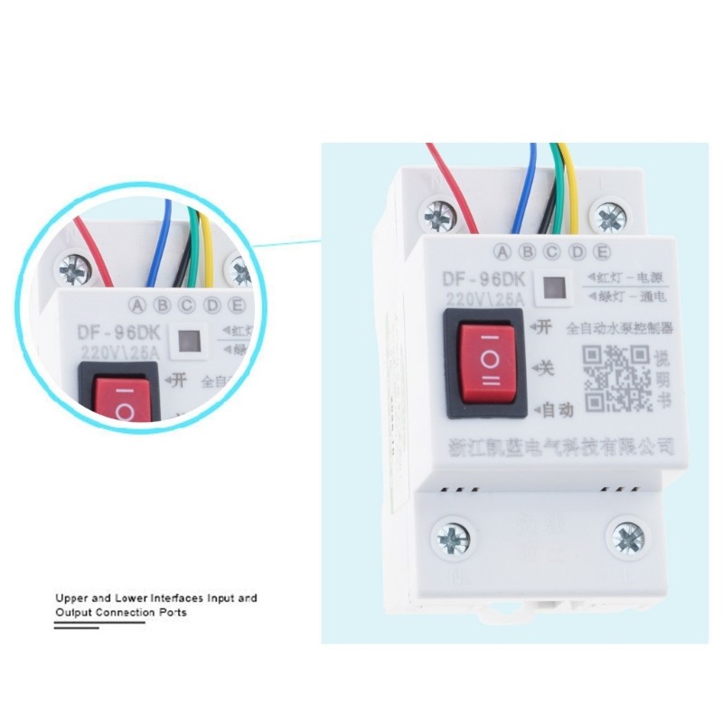 DF-96ED Automatic Water Level Controller 10A 220V Detection Sensor With 3 Probes