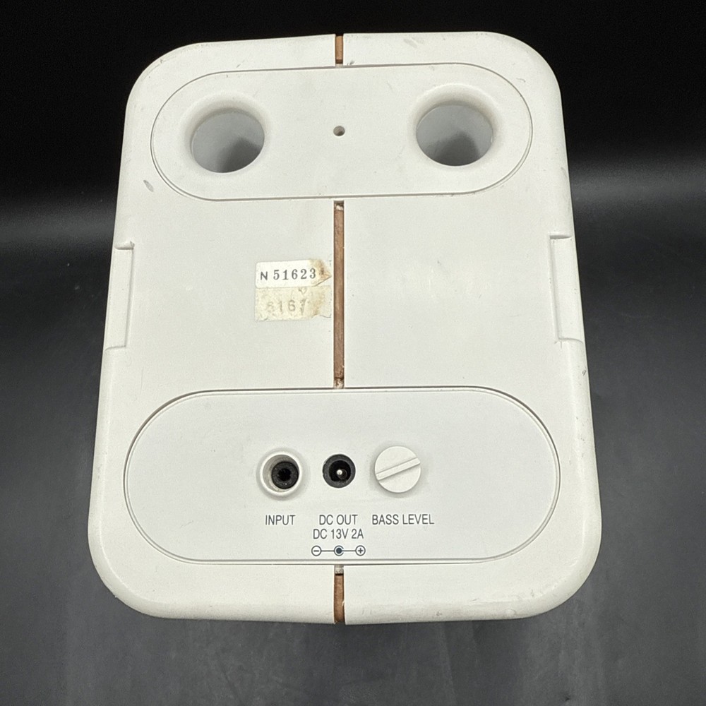 ALTEC LANSING ACS31 Computer Multimedia Powered Subwoofer Tested Working White