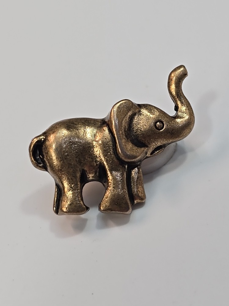 Elephant Lapel Pin Gold Color