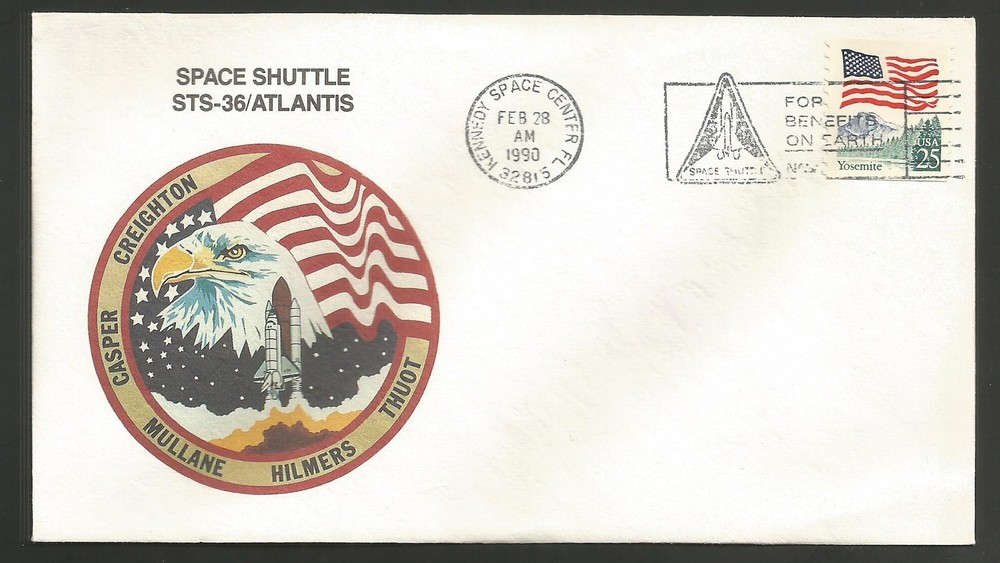 SHUTTLE ATLANTIS STS-36 LAUNCH FEB 28,1990  KSC **
