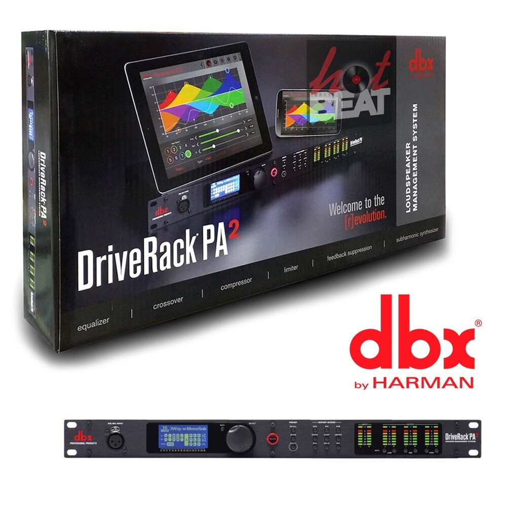 DBX DriveRack PA2 Complete Loudspeaker Management System Processor w/Display USB