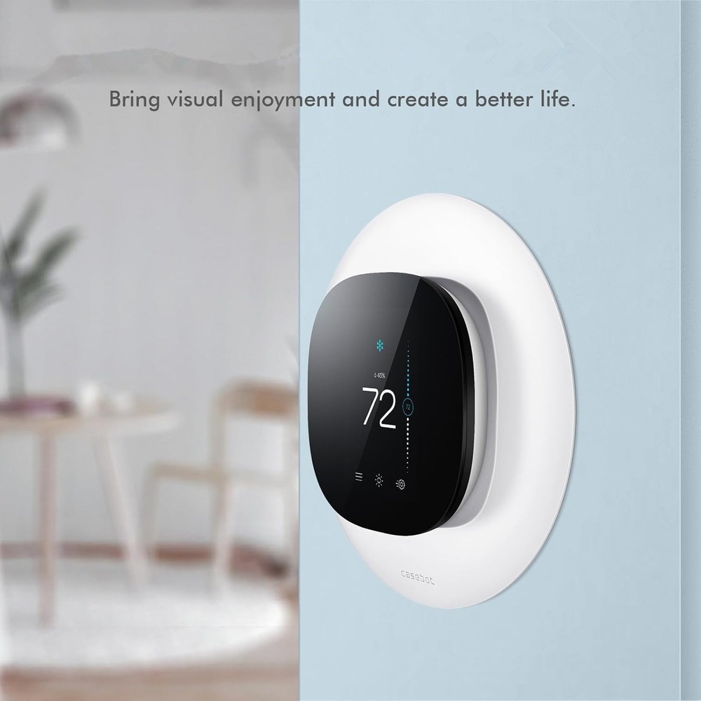 CaseBot Wall Plate for Ecobee3 Lite / SmartThermostat, White
