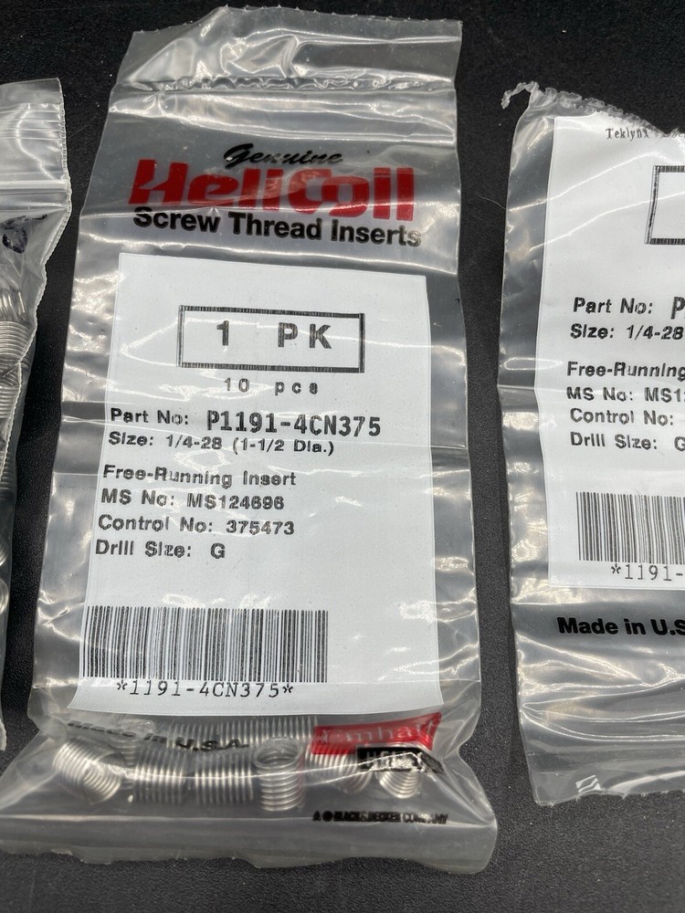 Heli-Coil Screw Thread Inserts Combo 1/4 - 28