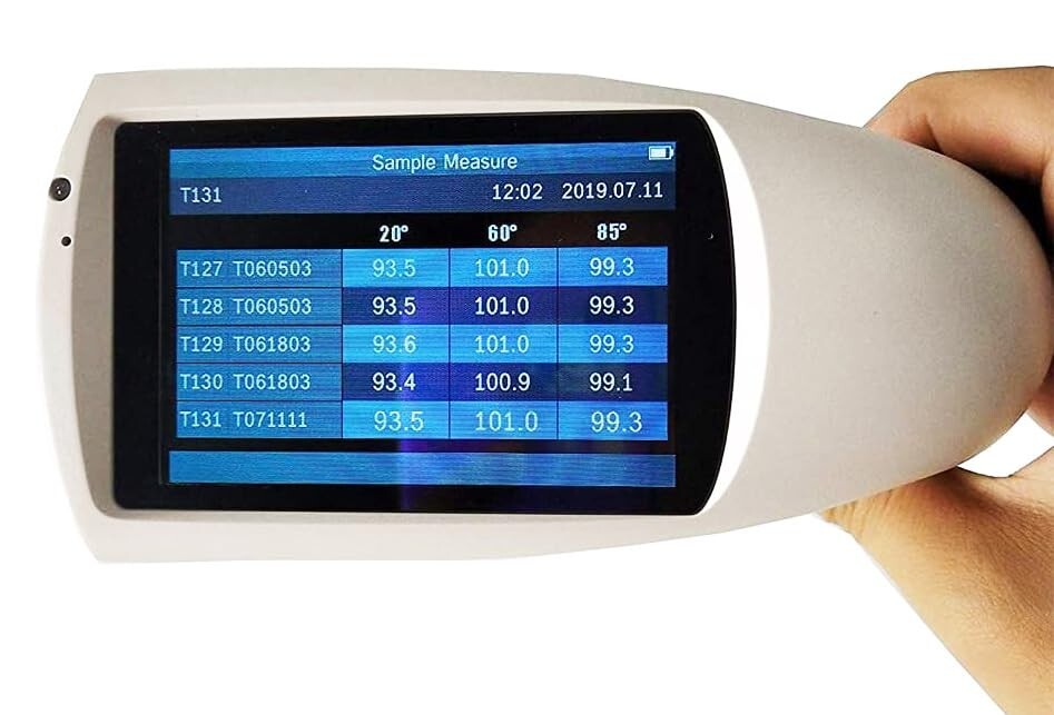 Multi-angle Gloss Meter High Resolution (480 * 320) Full Viewing Angle Display