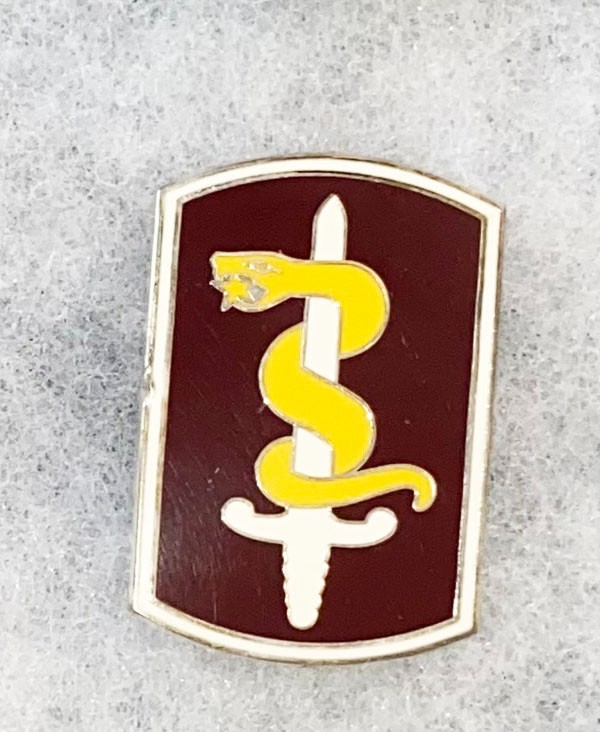 30th Medical Brigade Deployment Pocket Badge