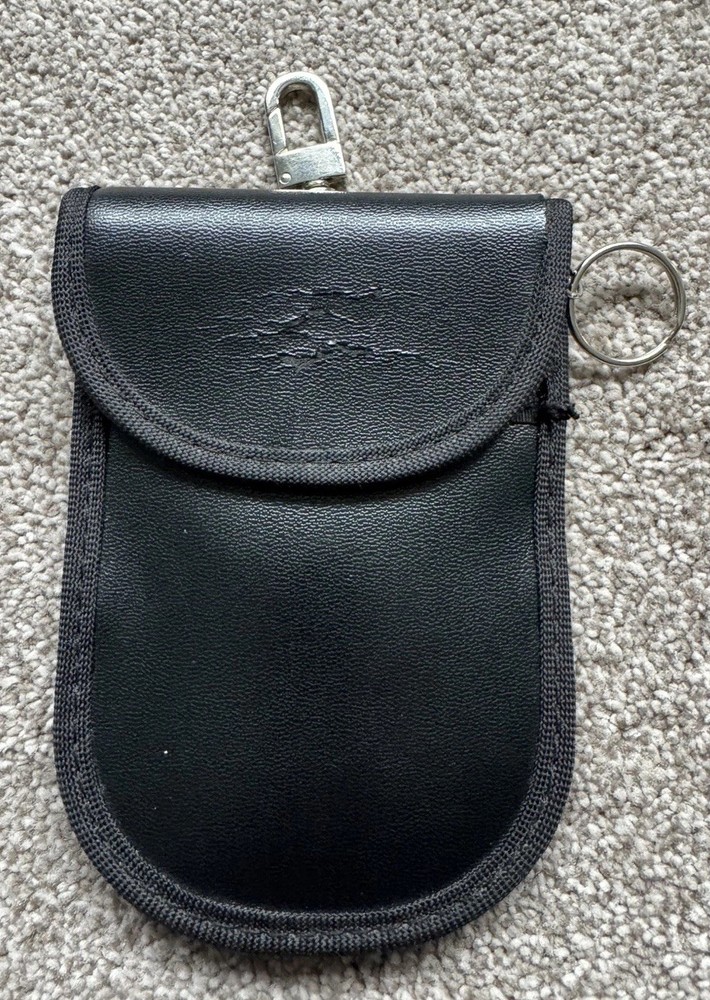 SECURITY CAR KEY POUCH - BLACK - USED CONDITION