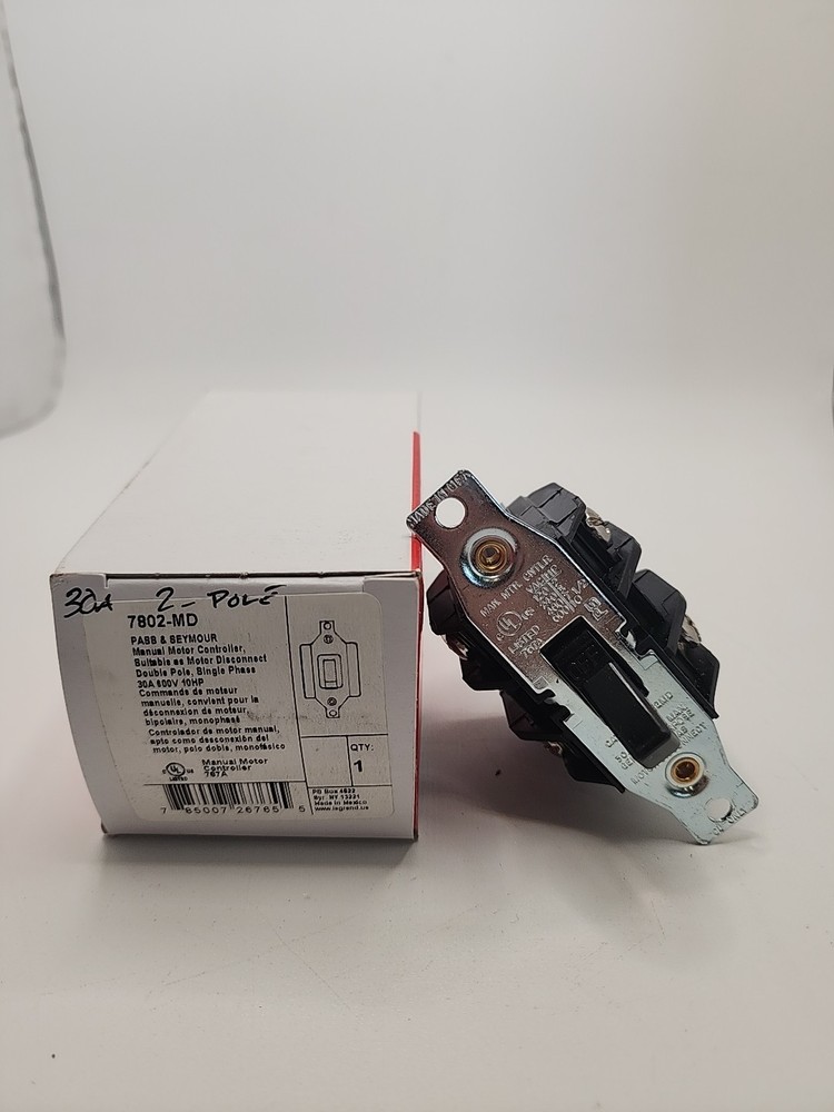 Legrand 7802MD Pass & Seymour Manual Controller Switch, (LA46P)