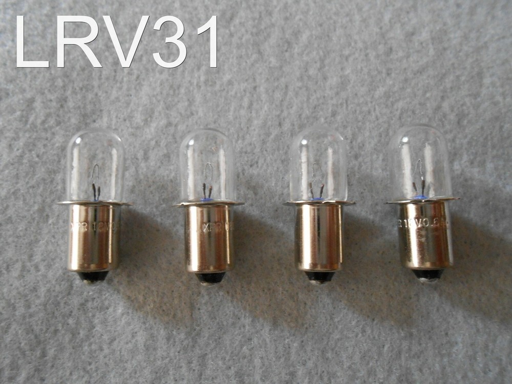 (4) MILWAUKEE 18 v VOLT Flashlight Replacement Xenon Bulb / M18 V18 Worklight