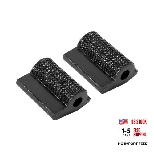 2pcs Universal Black Gear Shift Shifter Case Boot Protector Cover Rubber Pad