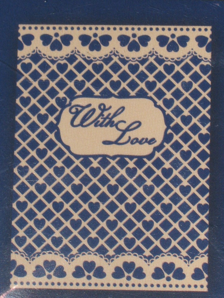 TATTERED LACE INTERCHANGEABLE EMBOSSING FOLDER - "LACEY GRID" - TTLEF013