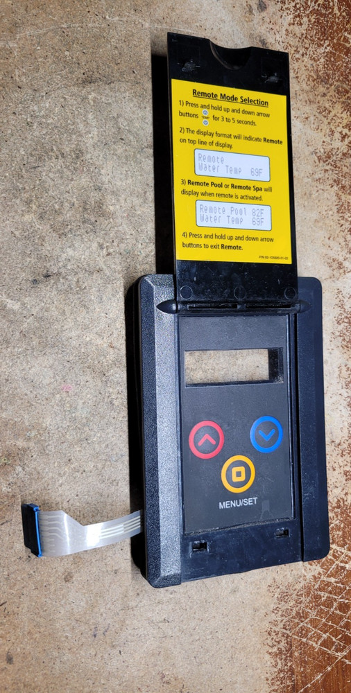 RAYPACK POOL / SPA HEATER TOUCHPAD 8420021 REV 3