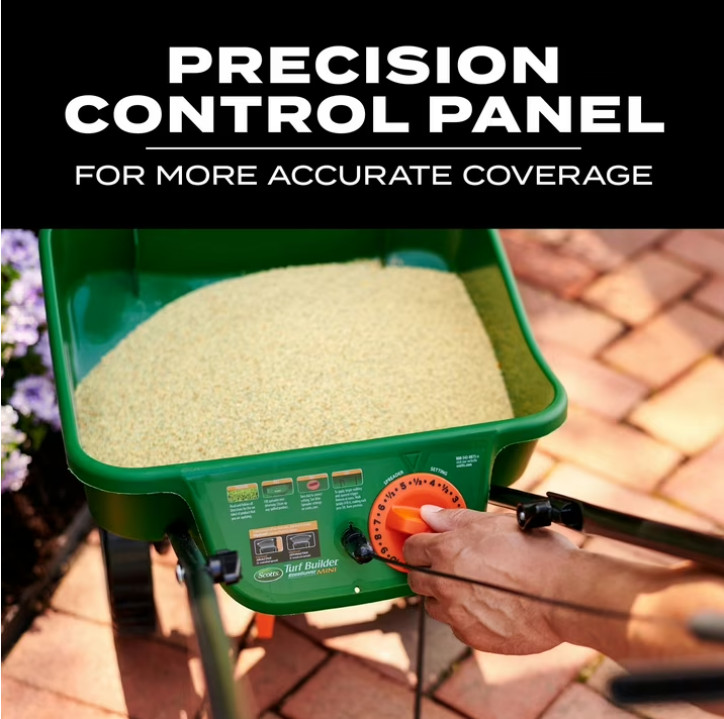 Turf Builder EdgeGuard Mini Broadcast Spreader