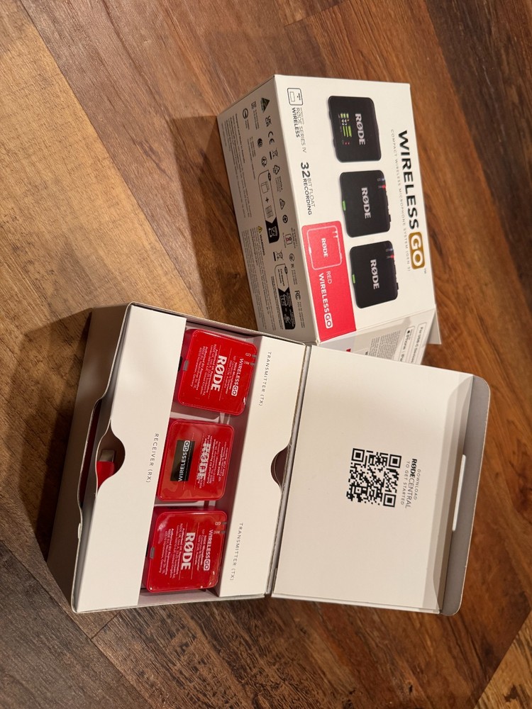 Rode Wireless GO (Gen 3) Digital Wireless Microphone Red