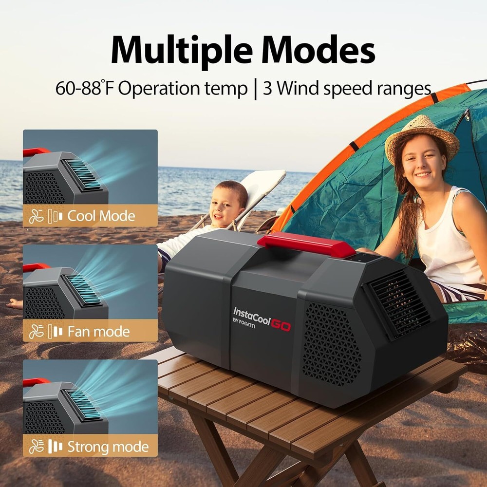 Portable Air Conditioner Tent AC Unit for Outdoor Camping Tent RV 2218 BTU