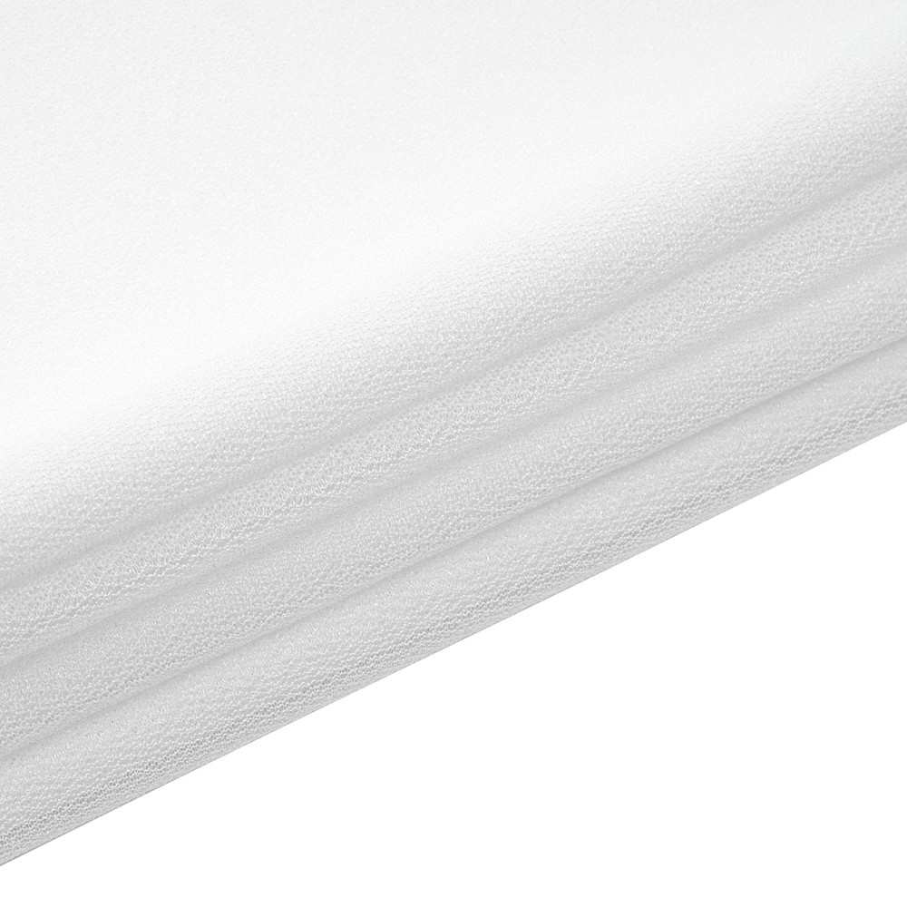 6pcs Weddings Ceiling Drapes Curtains Sheer Voile Backdrop Draping Decor White