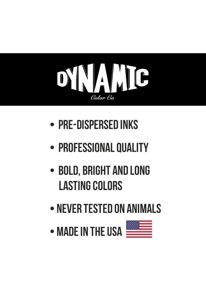 Tattoo Dynamic Ink 1oz BLK Black,