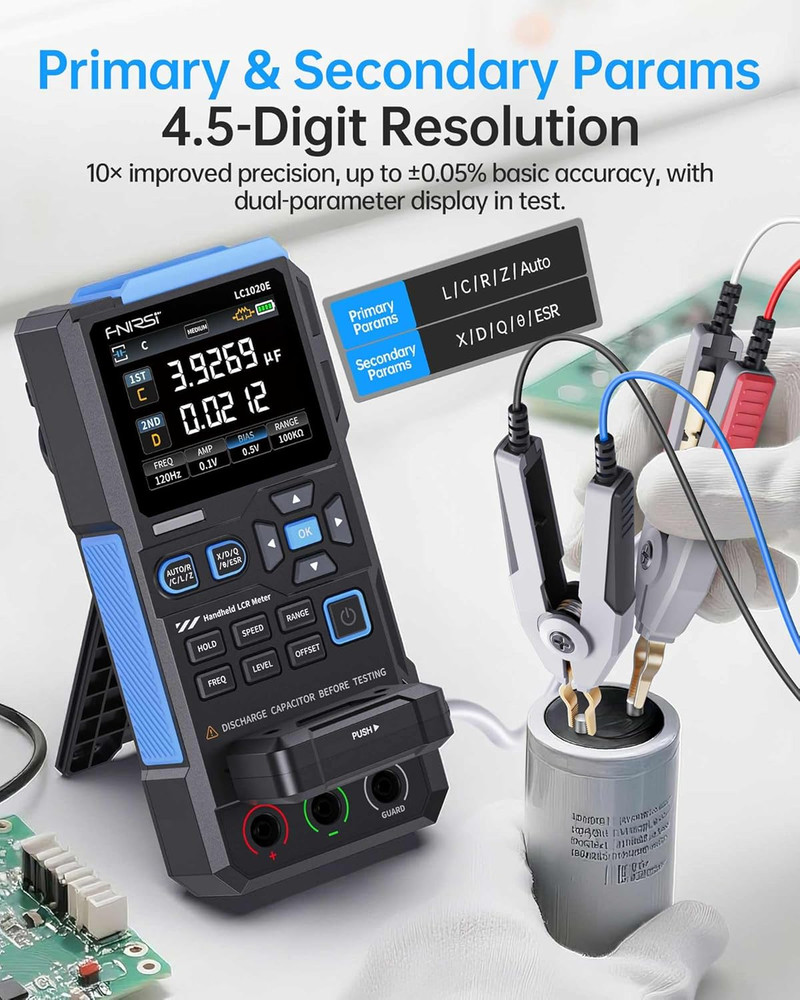 100Khz LCR Meterand Transistor Tester