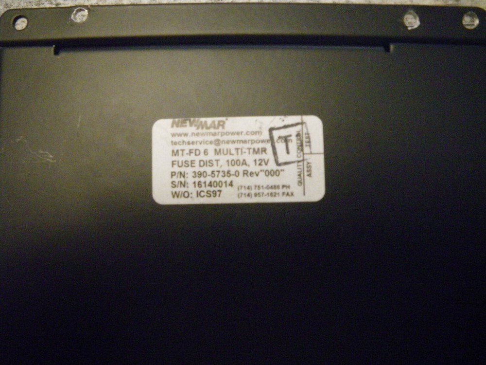 Newmar MT-FD 6 Multi-Timer Fuse Distribution System